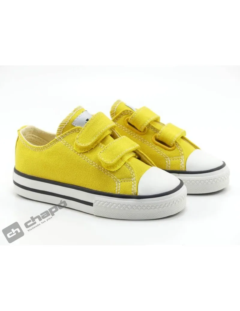 Zapatillas Deportiva Mostaza Victoria 106555