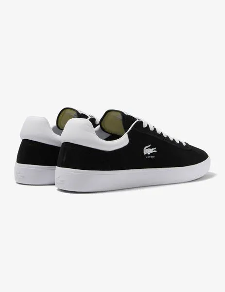 Zapatillas Lacoste de mujer Baseshot de ante negro