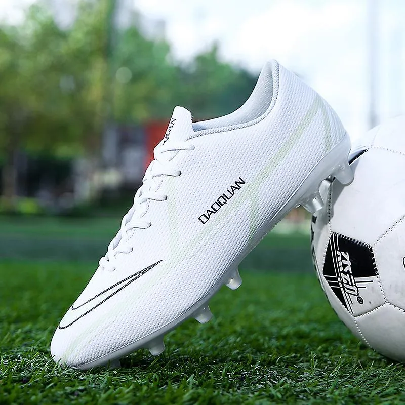 Zapatos de fútbol para niños Zapatos de gancho y lazo Cuero Pie Uñas rotas Tf Uñas largas Niños y niñas Adolescentes Zapatos de 